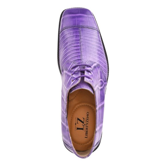 LIBERTYZENO Men's Purple Lace-Up Shoes - Picture 4 of 7